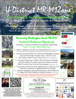 U District Zoned MR-M1: 4041 7th Ave NE, Seattle, WA 98105