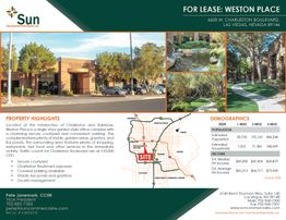 Weston Place: 6600 W Charleston Blvd, Las Vegas, NV 89146