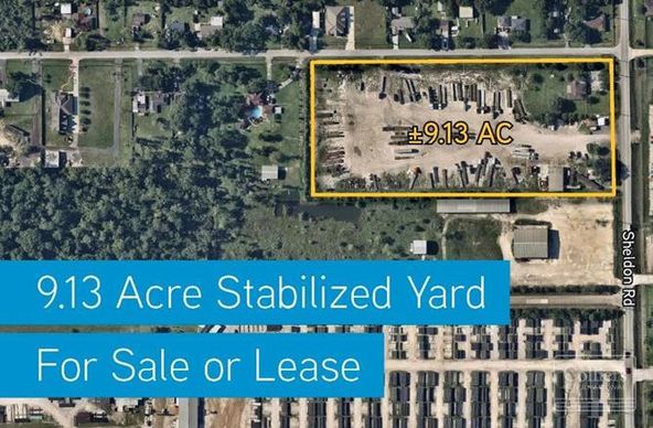 Sold | ±9.13 Acres Stabilized Yard - 10809 Sheldon Rd, Houston, TX 77044
