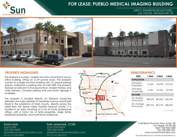 Pueblo Medical Imaging Building - 5495 S Rainbow Blvd, Las Vegas, NV 89118